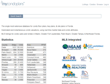 Tablet Screenshot of mycondoplans.com